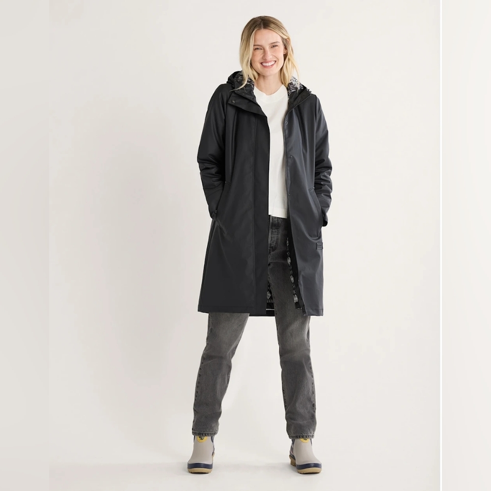 Pendleton Black Hooded Raincoat